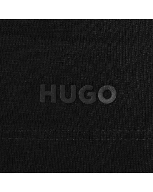 HUGO Black Dekok233 Polo T Shirt for men
