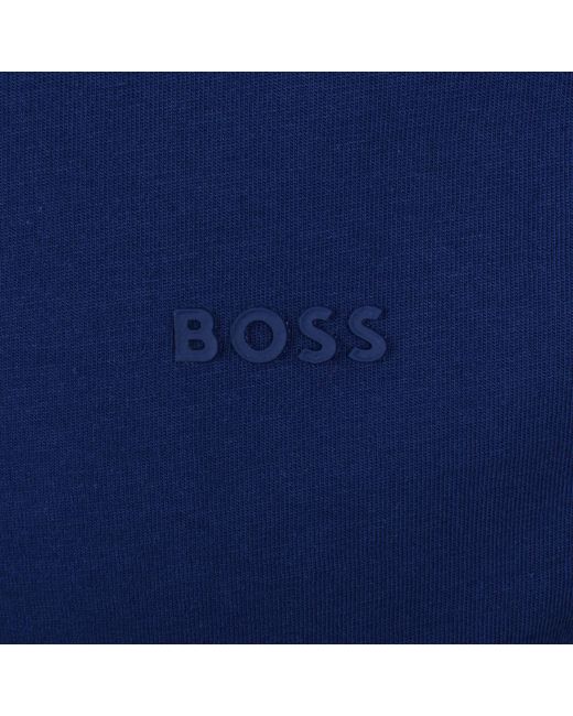BOSS BUSINESS Blue Boss Thompson 01 T Shirt for men