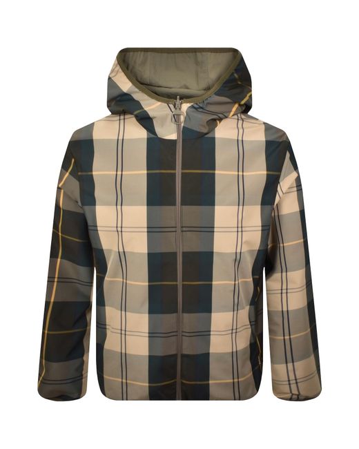 Barbour Green Reversible Kemble Showerproof Jacket for men
