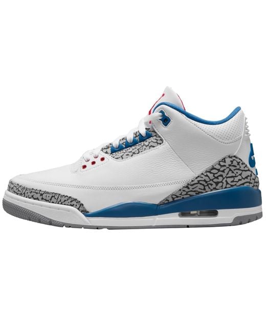Nike Blue Air Jordan 3 Retro Trainers for men