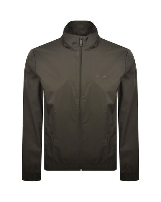 Calvin Klein Green Lightweight Windbreaker for men