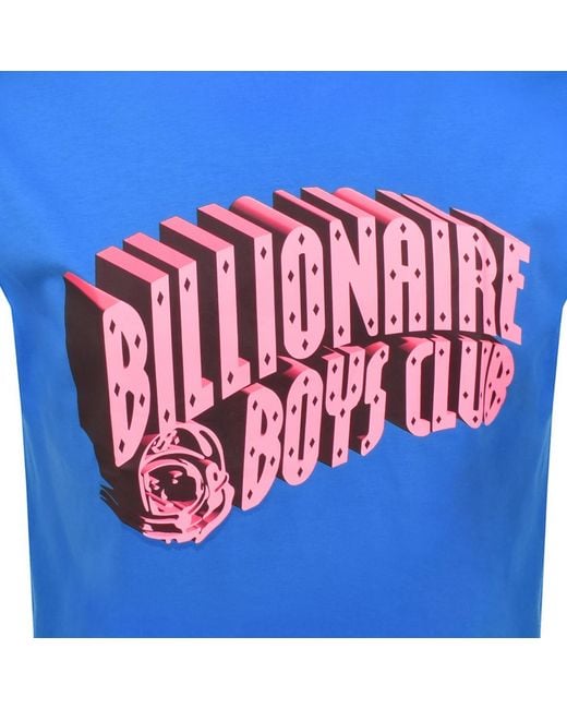 BBCICECREAM Blue 3D Arch Logo T Shirt for men