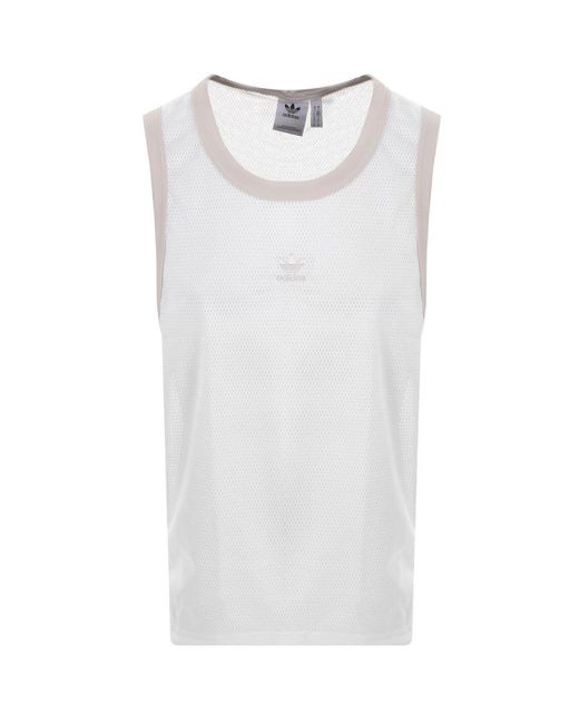 adidas Originals Synthetic Adidas Camo Baseball Jersey Vest in White for  Men | Lyst