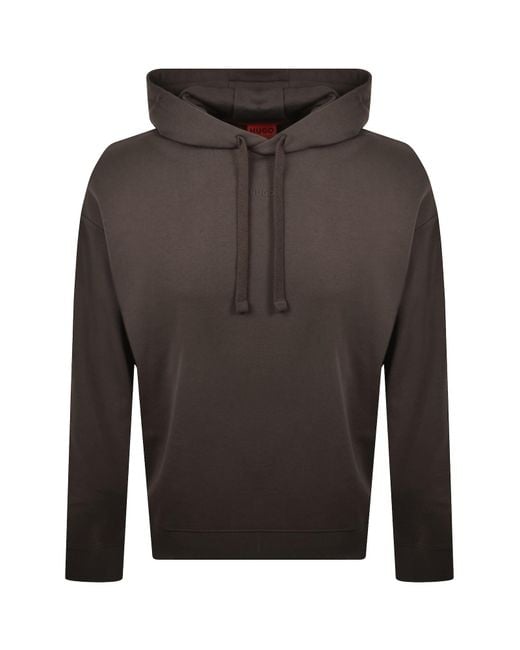HUGO Gray Dapo Hoodie for men