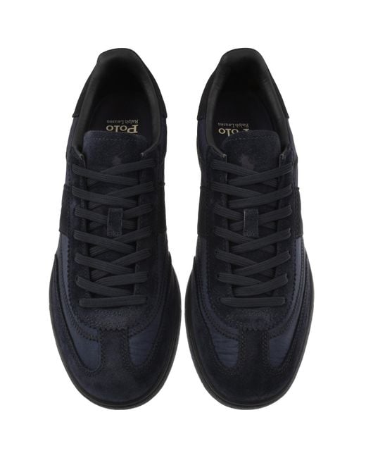 Ralph Lauren Blue Bedford Trainers for men