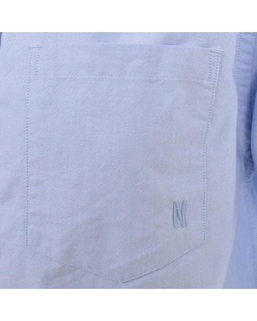 Norse Projects Blue Ivan Relaxed Oxford Shirt for men