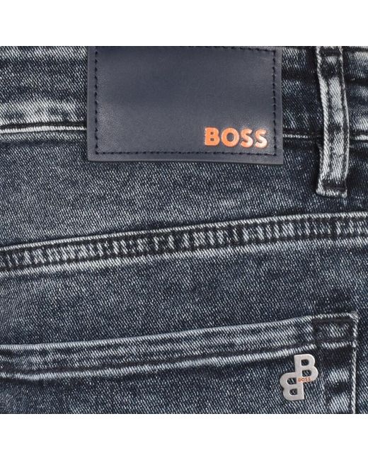 Boss Blue Boss Maine Regular Fit Jeans for men