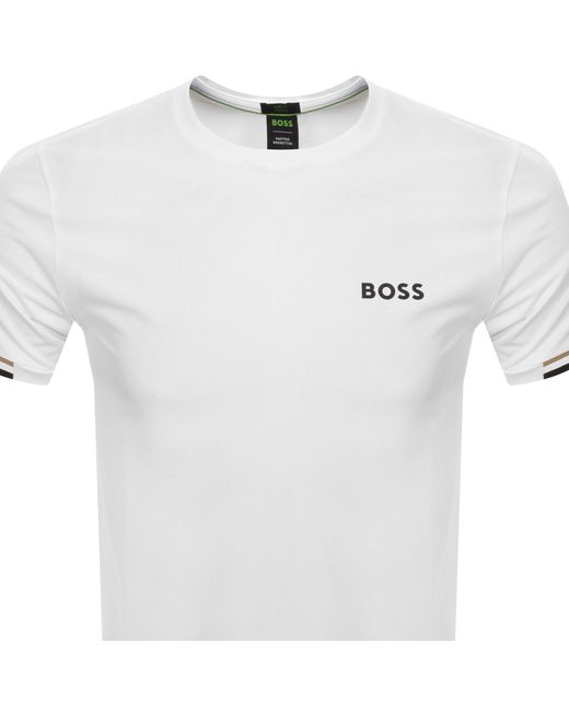 Boss White Boss Tee Mb Stretch Slim Fit T Shirt for men