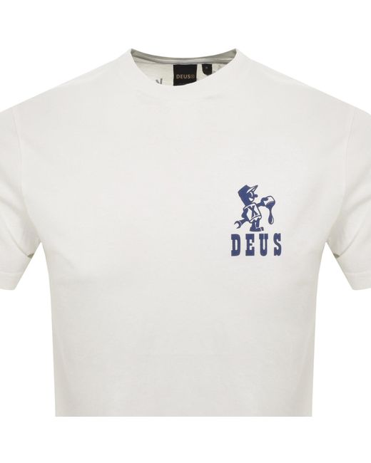 Deus Ex Machina White Old Town T Shirt for men