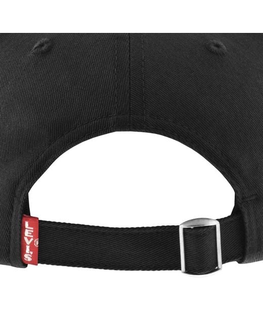 Levi's Black Housemark Flexfit Cap for men