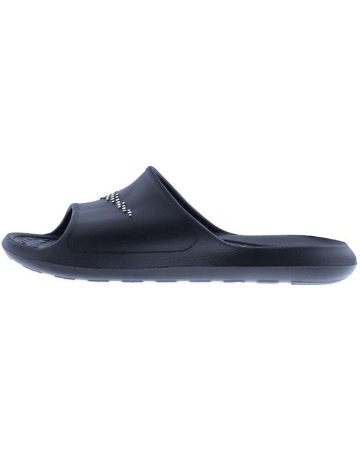 Nike Blue Victori Shower Sliders for men