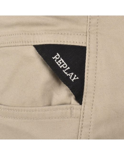 Replay Natural Joe Cargo Shorts for men