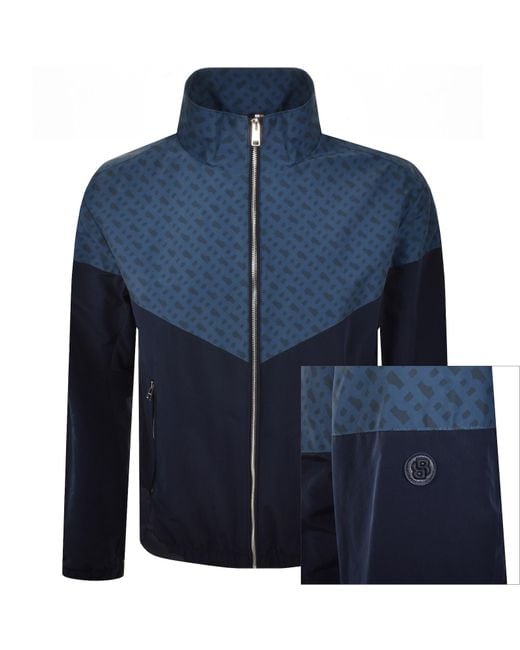 BOSS BUSINESS Blue Boss Cireno 3 Jacket for men