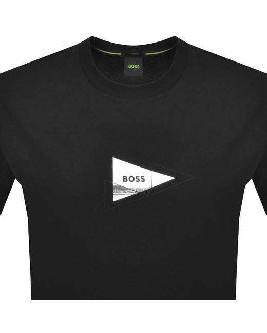 Boss Black Boss Network Photo T Shirt for men