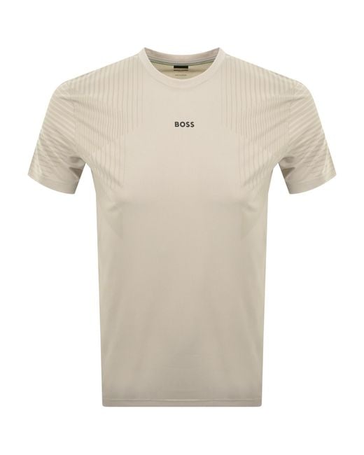 Boss Natural Boss Active Push Slim Fit T Shirt for men