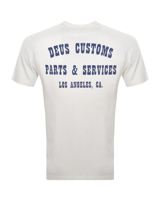 Deus Ex Machina White Old Town T Shirt for men