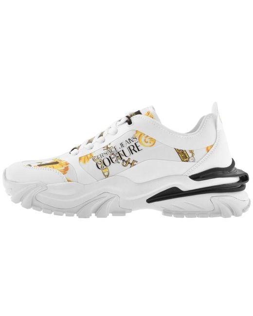 Mens white clearance versace shoes