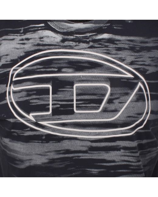 DIESEL Black T Boxt T5 T Shirt for men