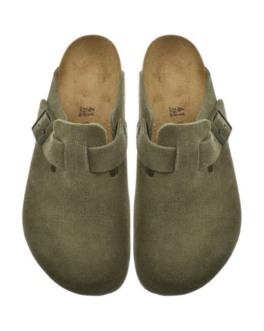 Birkenstock Green Boston Bs Mules for men