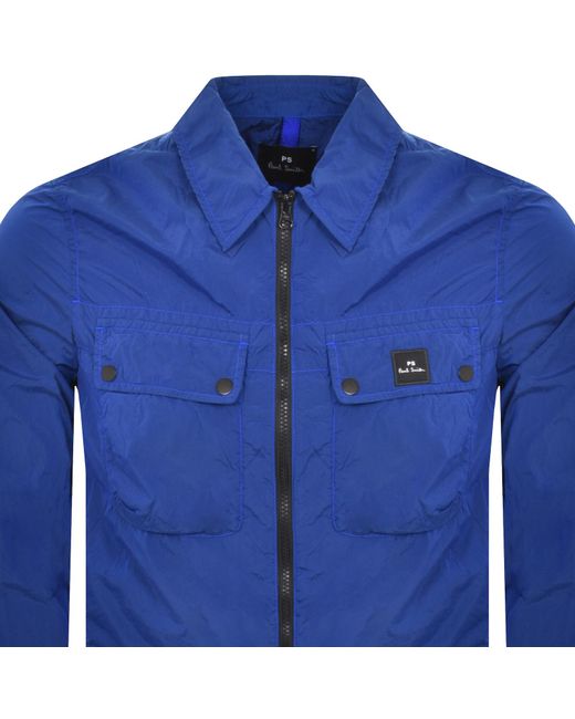 Paul Smith Blue Zipped Front Jacket for men