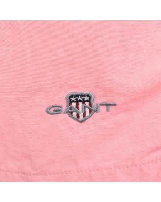 Gant Pink Swim Shorts Geranium for men