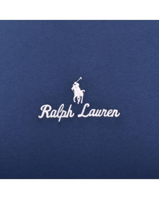 Ralph Lauren Blue Classic Fit T Shirt Night for men