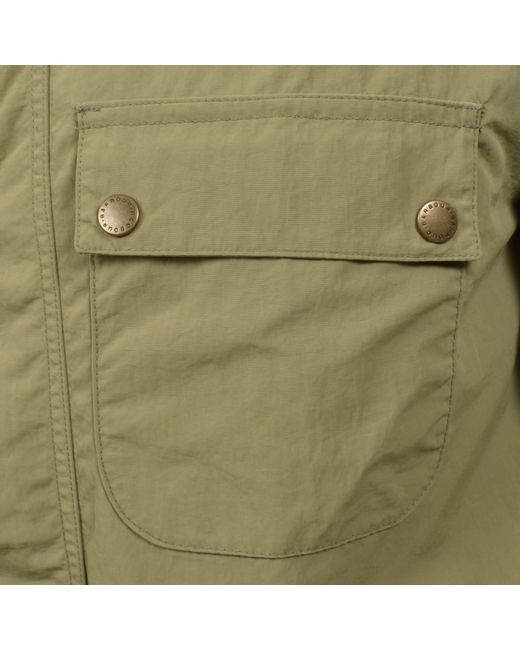 Barbour Green Modified Solway Showerproof Jacket for men