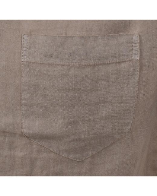 HUGO Brown Exolino Shirt Light for men