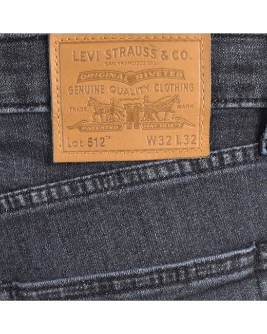 Levi's Blue 512 Slim Tapered Jeans for men