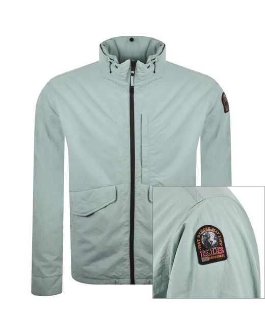 Parajumpers Blue Kuntrell Jacket Mineral for men