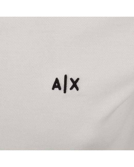 ARMANI EXCHANGE Gray Polo T Shirt Off for men
