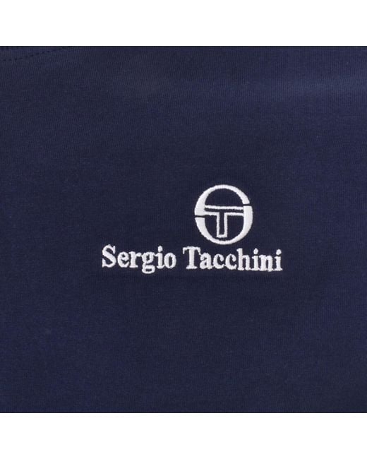 Sergio Tacchini Blue Felton T Shirt for men