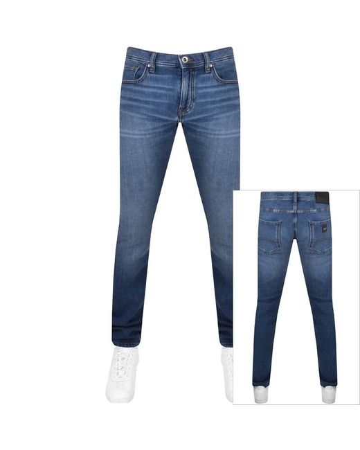 Mens Clothing Jeans Slim jeans Armani Exchange Denim J13 Slim Fit Jeans in Blue for Men 
