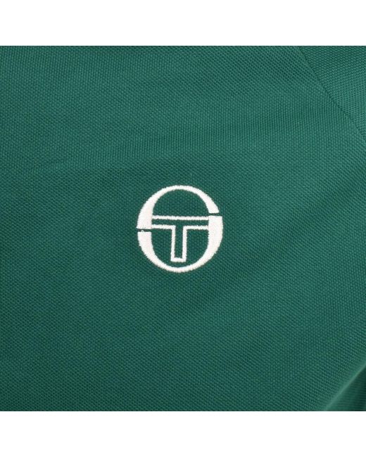 Sergio Tacchini Green Cambio Polo T Shirt for men