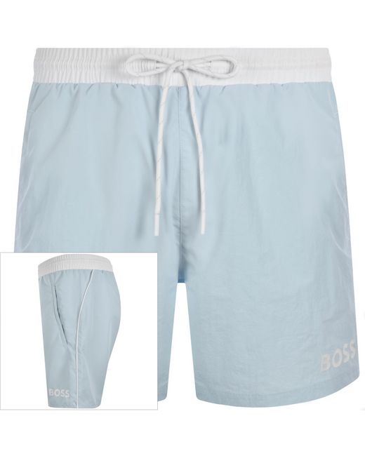 BOSS BUSINESS Blue Boss Starfish Swim Shorts Light for men