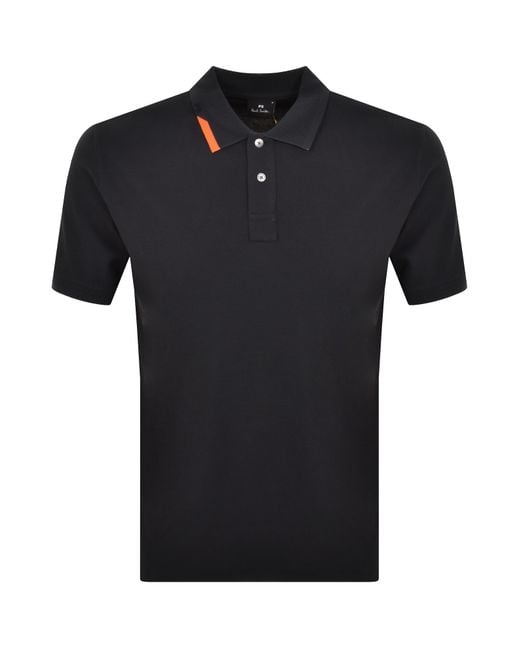 Paul Smith Black Regular Polo T Shirt for men