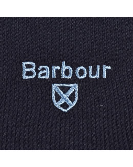 Barbour Blue Stanford Polo T Shirt for men