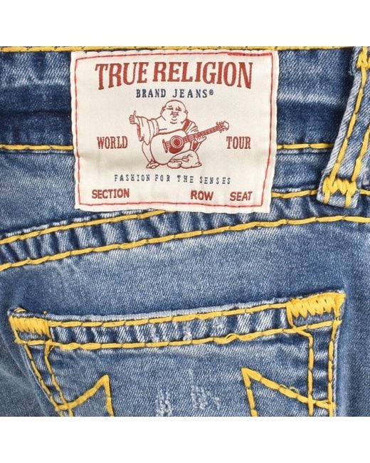 True Religion Blue Rocco Super T Jeans for men
