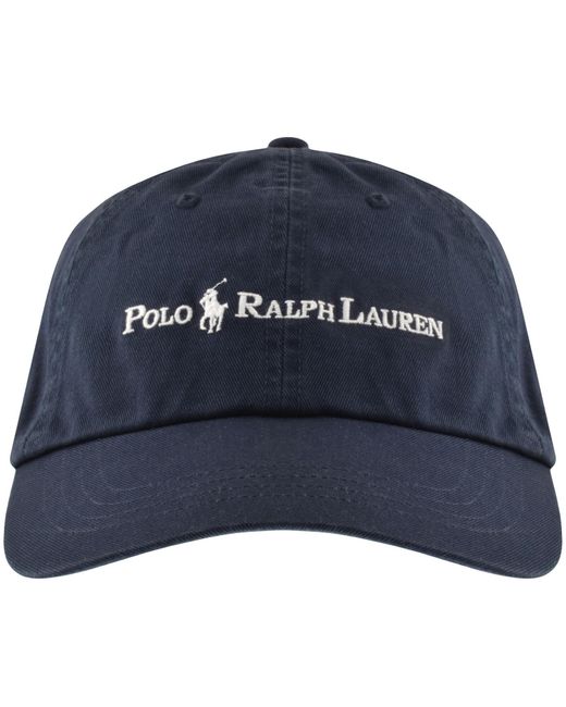 Ralph Lauren Blue Classic Sport Baseball Cap for men