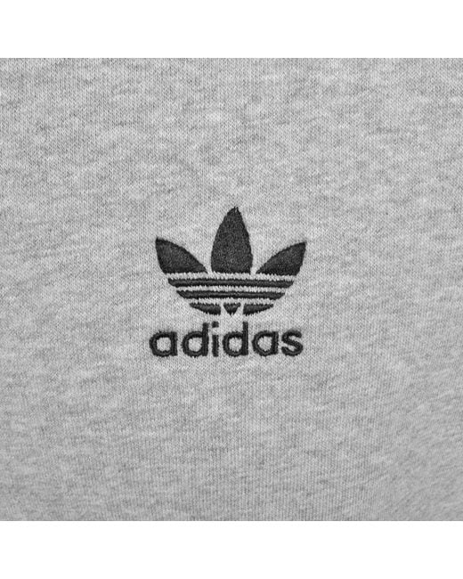 Adidas Originals Gray Trefoil Sweatshirt for men
