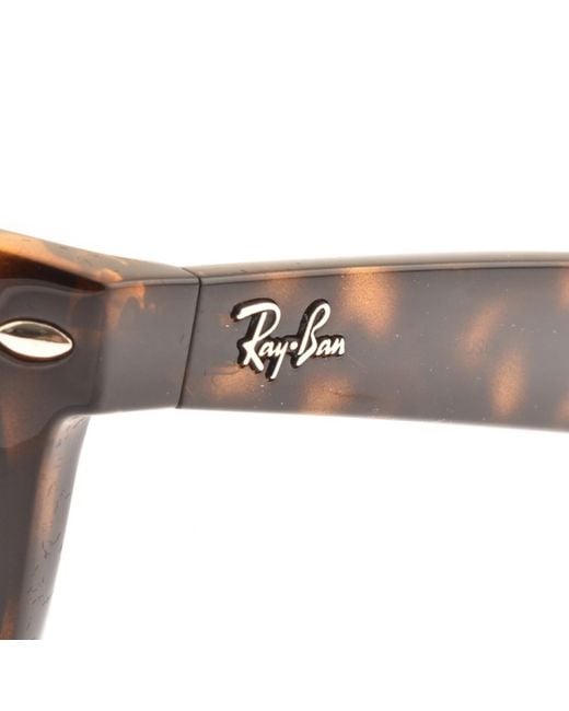 Ray-Ban Green Ray Ban 2132 New Wayfarer Sunglasses Tortoise for men
