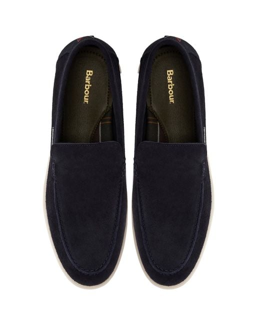 Barbour Blue Carty Loafer Shoes for men
