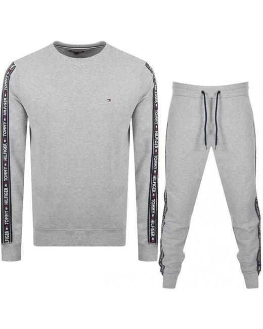 Tommy Hilfiger Gray Loungewear Tracksuit for men