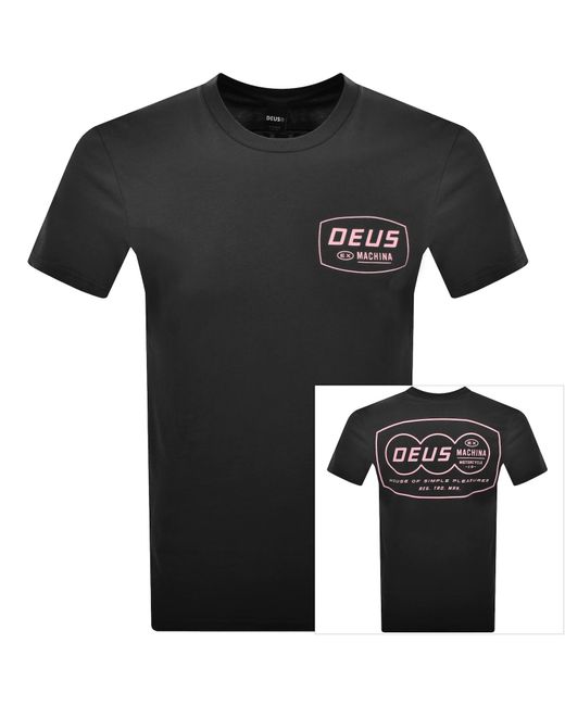 Deus Ex Machina Black Expo T Shirt for men