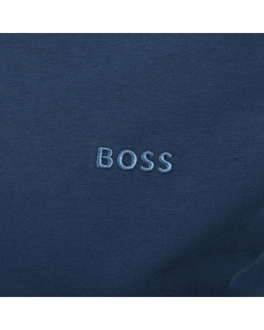 BOSS BUSINESS Blue Boss Mix And Match Long Sleeve T Shirt for men