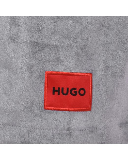 HUGO Gray Erato Overshirt Jacket for men