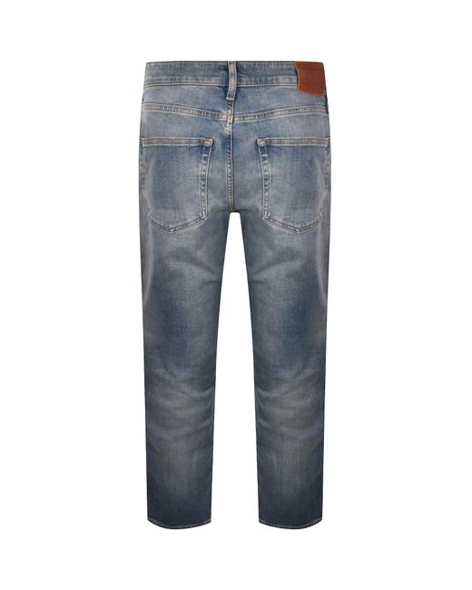 Tommy Hilfiger Blue Ryan Slim Fit Straight Jeans for men