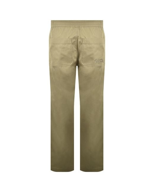 Maison Kitsuné Natural Casual Trousers for men