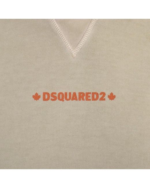 DSquared² Gray Cipro Fit Pullover Hoodie for men