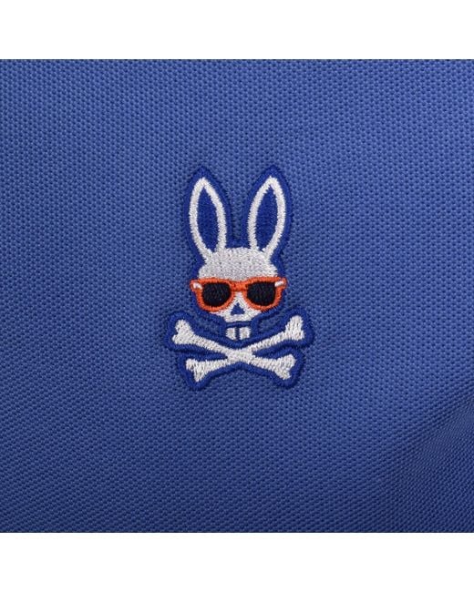 Psycho Bunny Blue Sunny Pique Polo T Shirt for men